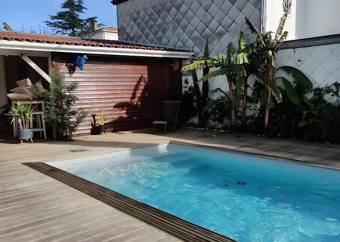 Maison Indépendante Avec Piscine Et Jardin à Mérignac, à 15 Min Du Centre De Bordeaux Сasa de vacaciones Mérignac